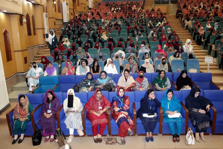 Participants seated for a GCHCSS-25 session at Bahauddin Zakariya University, Multan
