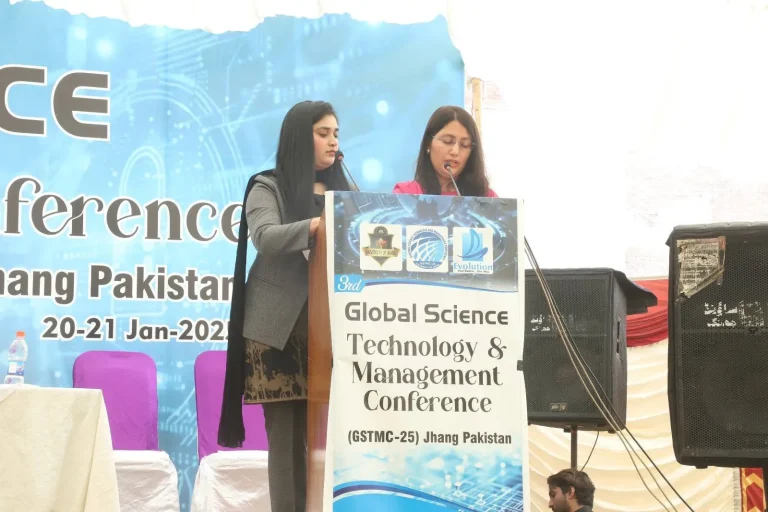 Hosts opening the 3rd Global Science Technology & Management Conference (GSTMC-25) at the University of Jhang
