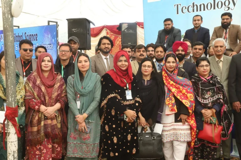 Delegates and faculty gathered at the GSTMC-25 venue at the University of Jhang