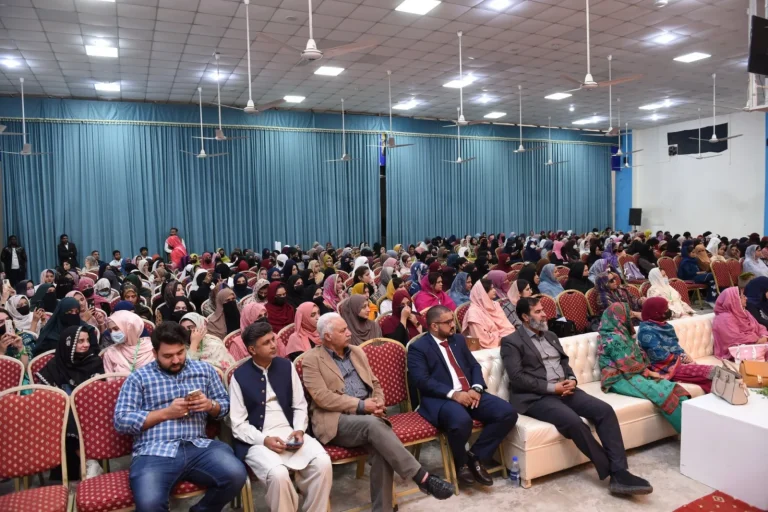 Students, faculty and delegates filling the auditorium during ICEPSD-25 in Abbottabad