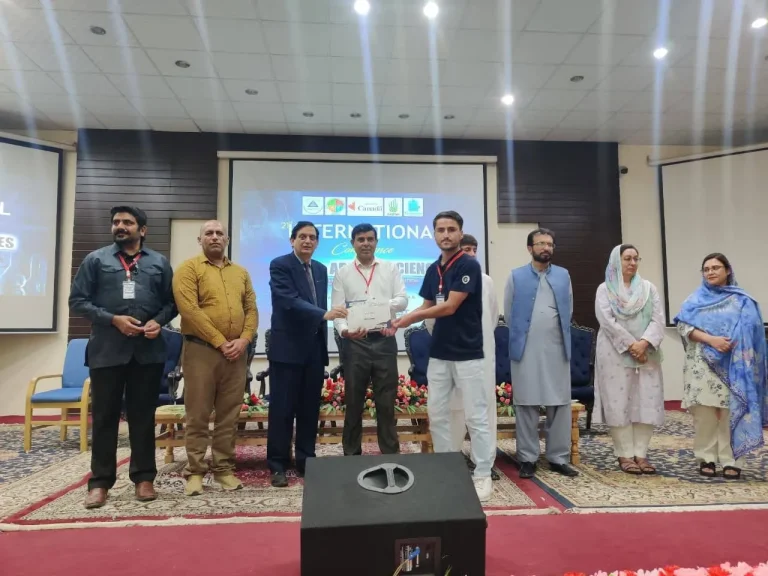 Certificate presented to a participant during the ICFAS-26 closing session in Gilgit