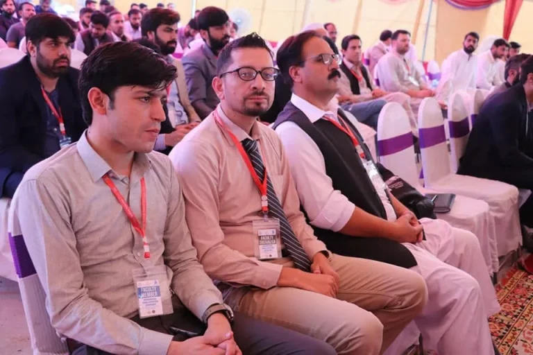 Faculty members and students listening to a session at the International Food & Nutrition Conference 2022, Swat